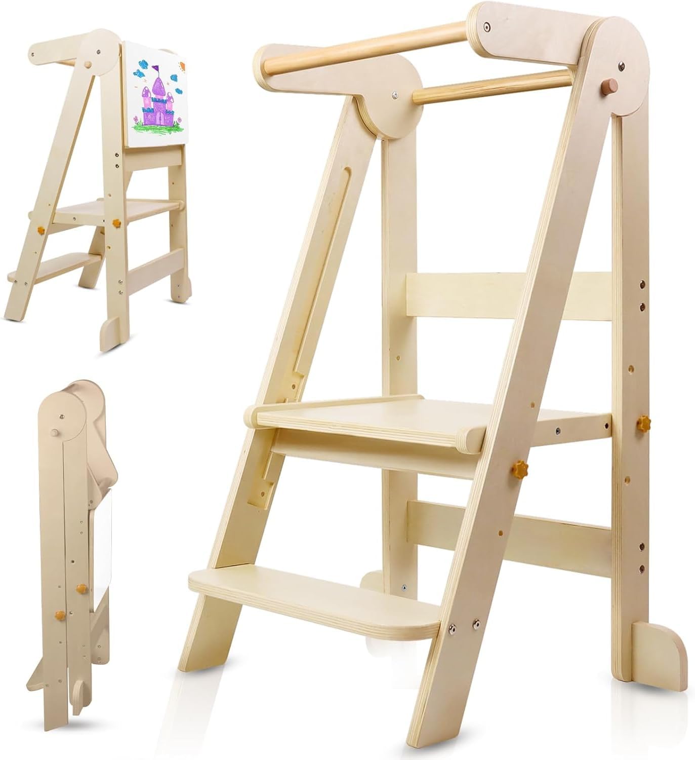 Toddler Learning Tower - Składana kuchnia dla malucha, pomocnicza kuchnia