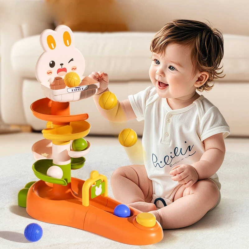 Toddler Learning Tower - Zabawka Montessori z kulkami do układania