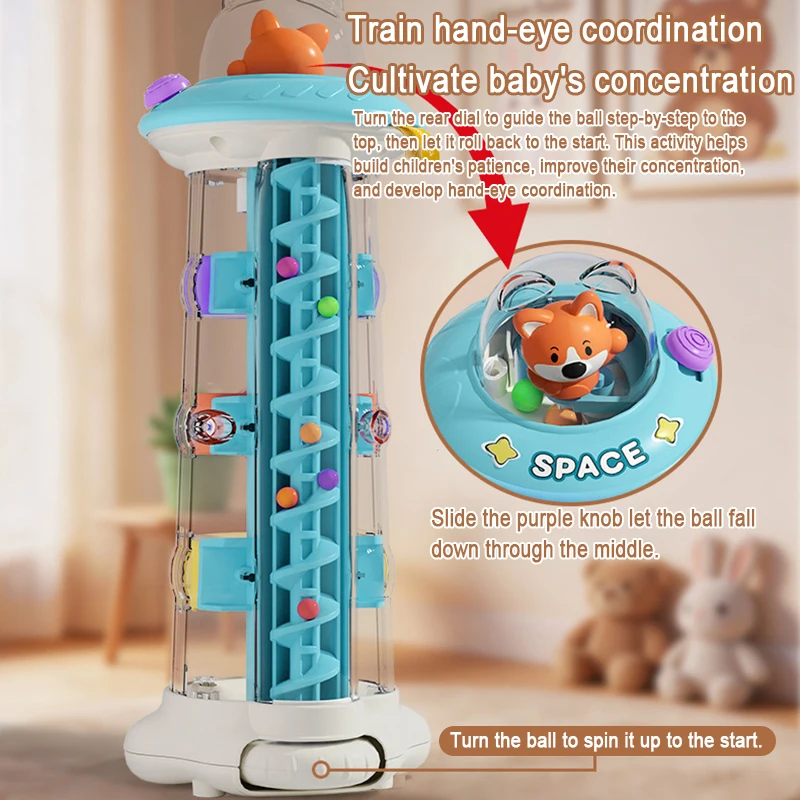 Zabawka Montessori - Wieża z k – Toddler Learning Tower recenzja i cena