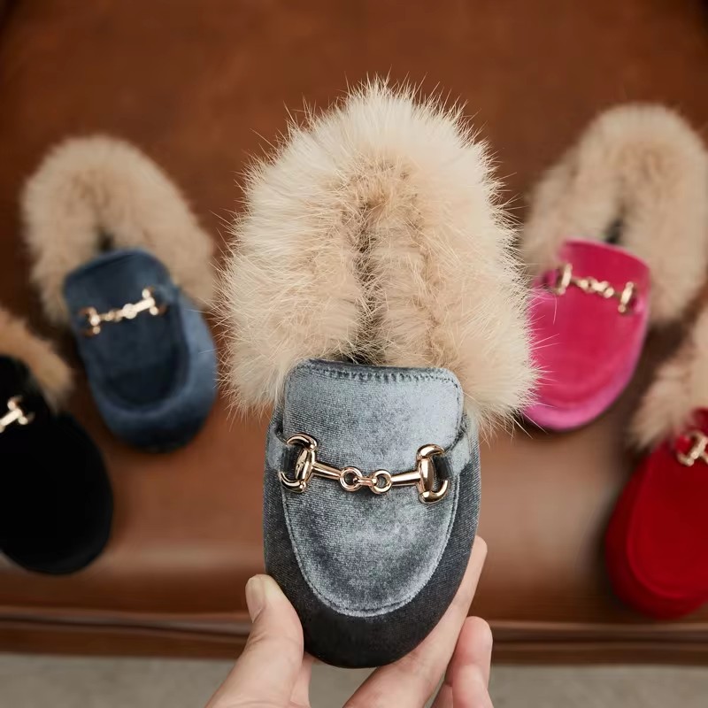 Winter Kids Fur Princess Shoes – Baby Products Brand recenzja i cena