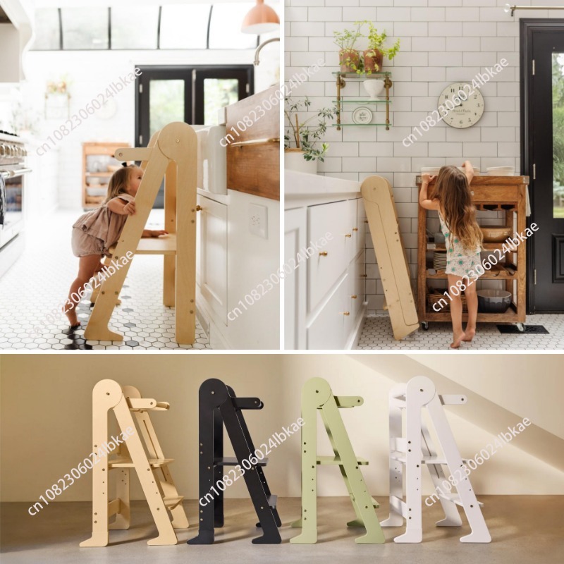 Drewniana składana wieża eduka – Toddler Learning Tower recenzja i cena
