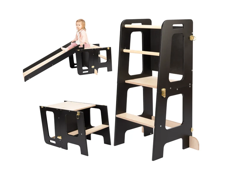 Składany stołek dla malucha, w – Toddler Learning Tower recenzja i cena