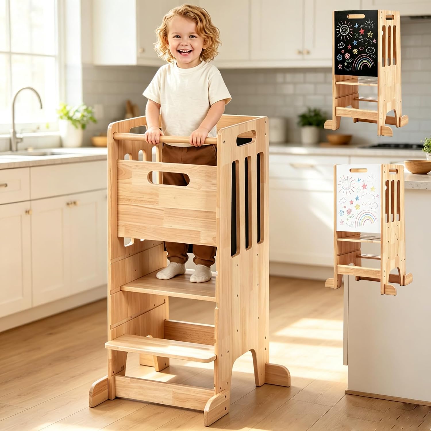 Wieża do nauki stania dla malu – Toddler Learning Tower recenzja i cena