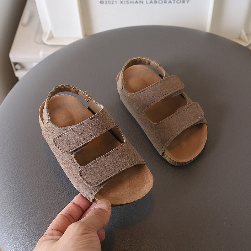 Sandały dziecięce zamszowe z p – Baby Products Brand recenzja i cena