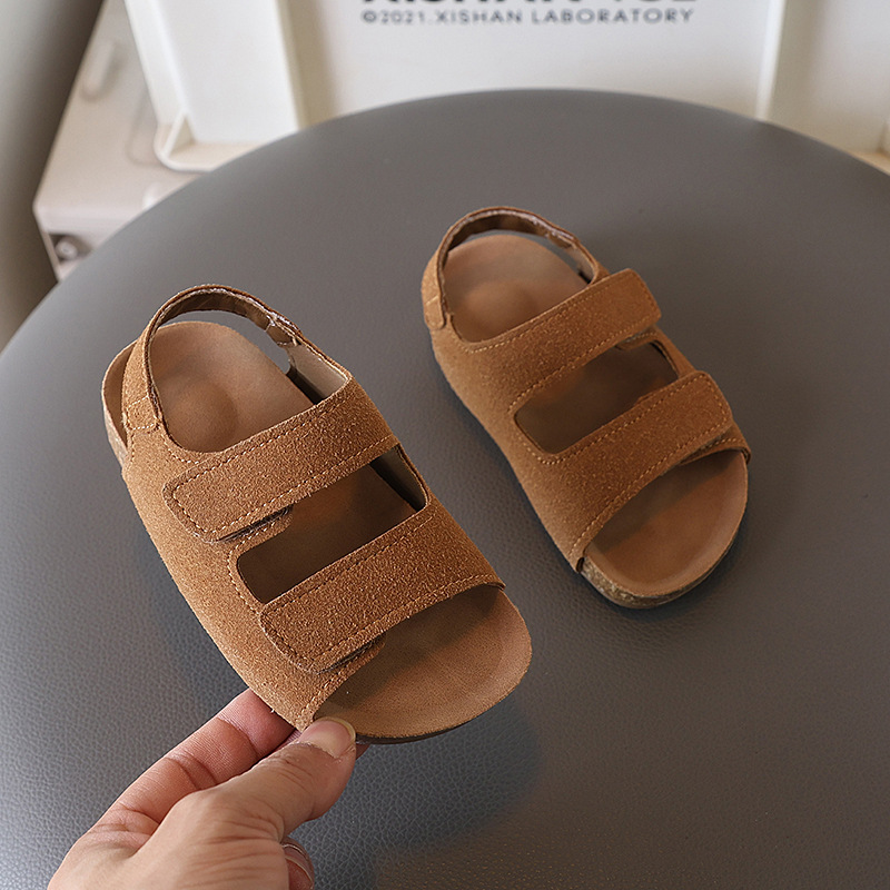 Sandały dziecięce zamszowe z p – Baby Products Brand recenzja i cena